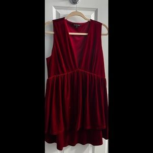 Red Velvet Dress